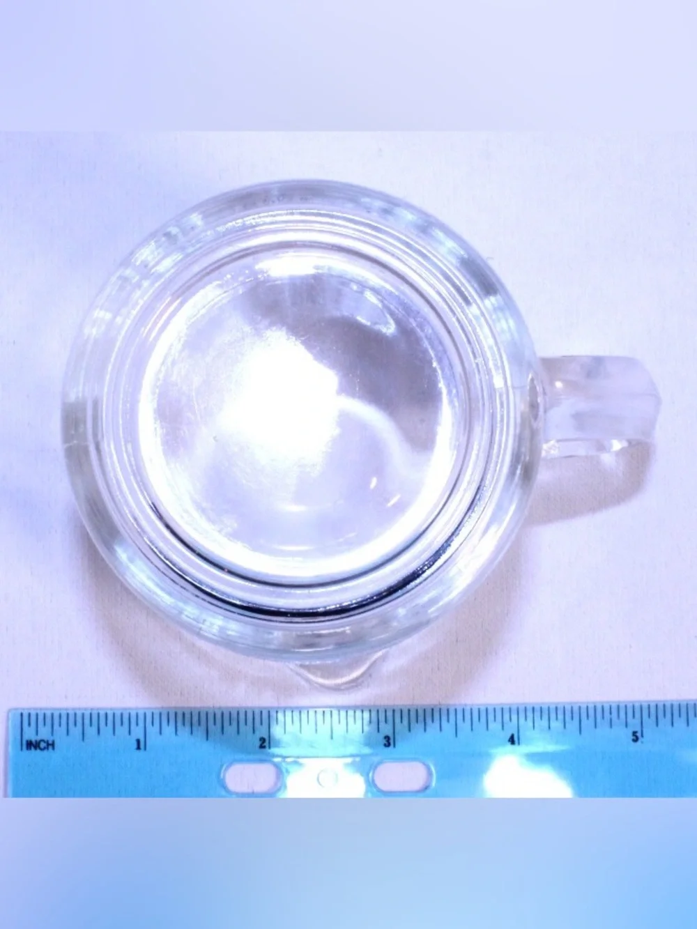 Antique Glass Measuring Cup with Handle - Transparent ONE CUP - Three Spouts